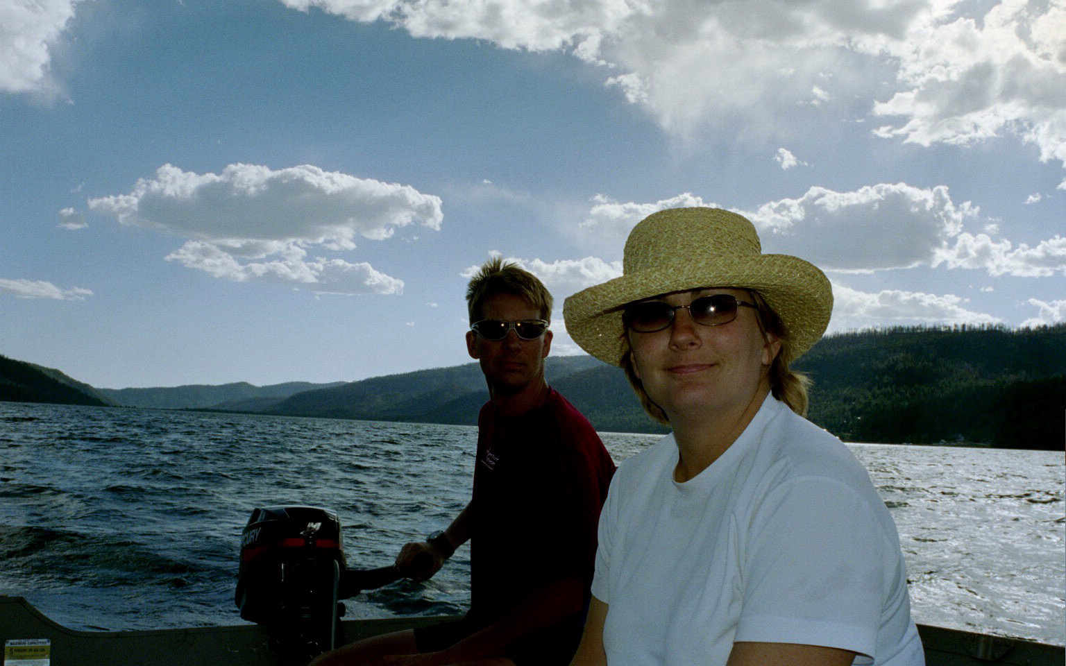 Rick and Jaimee Callies on the lake