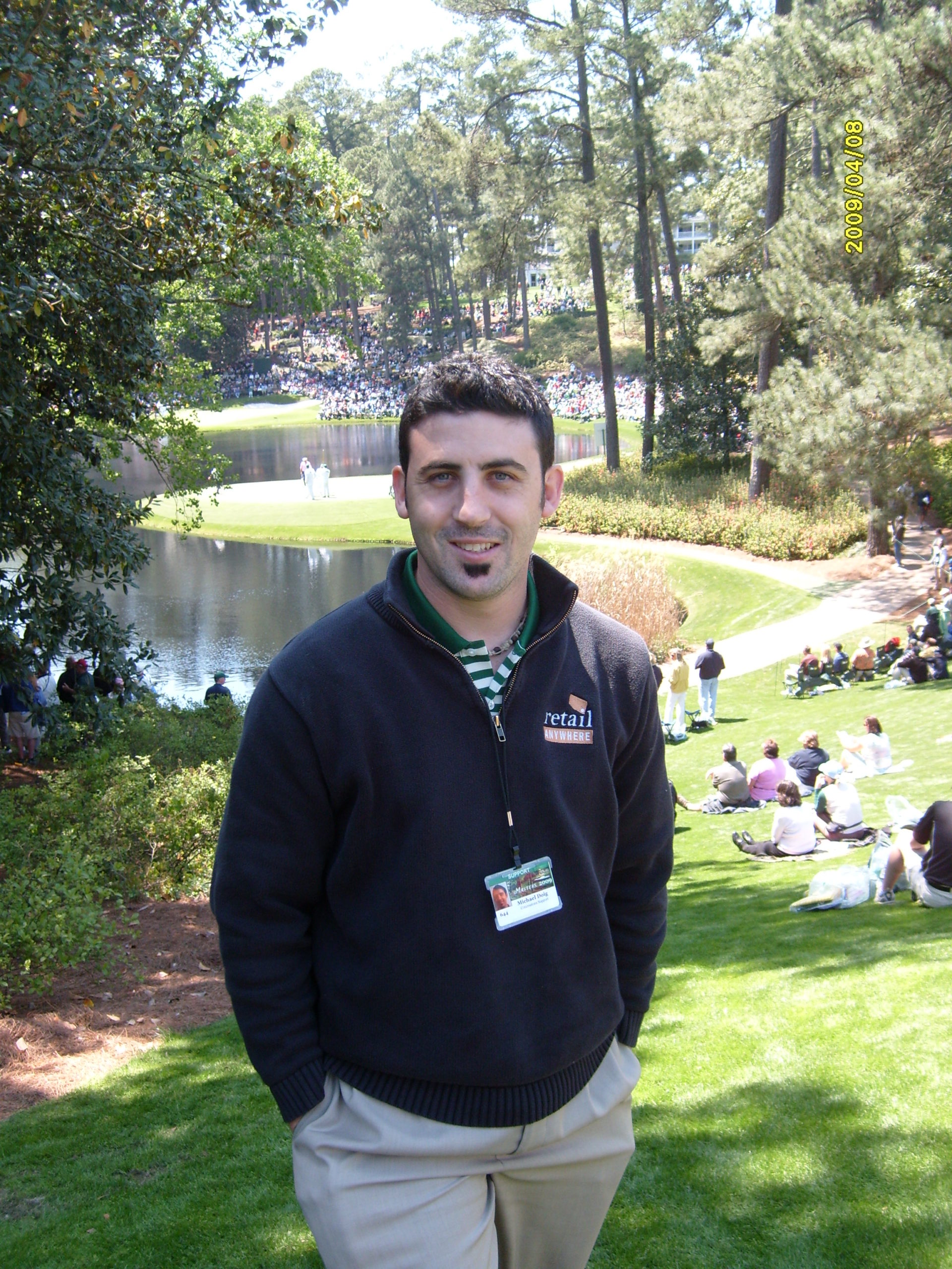 Michael Doig at the US Masters, 2009