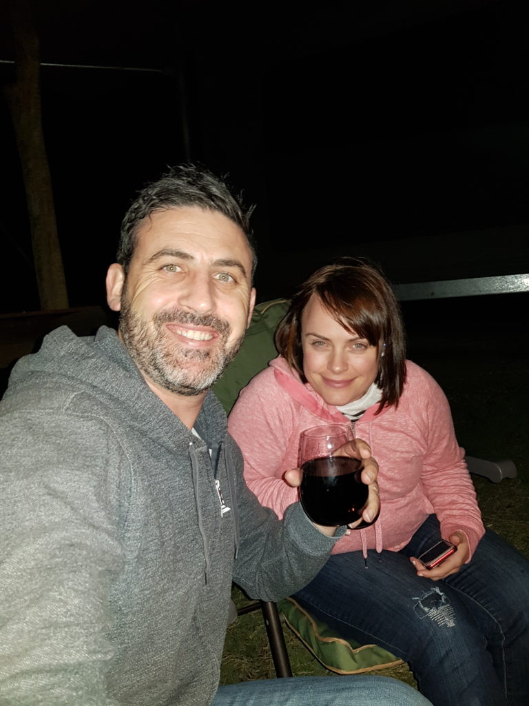 Michael Doig & Louise Connolly Camping in the Hunter Valley