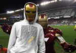 Nevan Doig is Iron Man at the Football