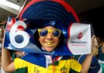 Liam Doig at the Cricket World Cup, 2015