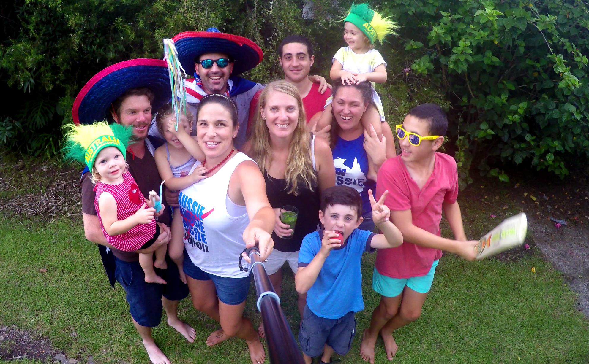 Celebrated Australia Day with great friends, the Schafe's (Amber and Ritchie) and Michelle Robinson.