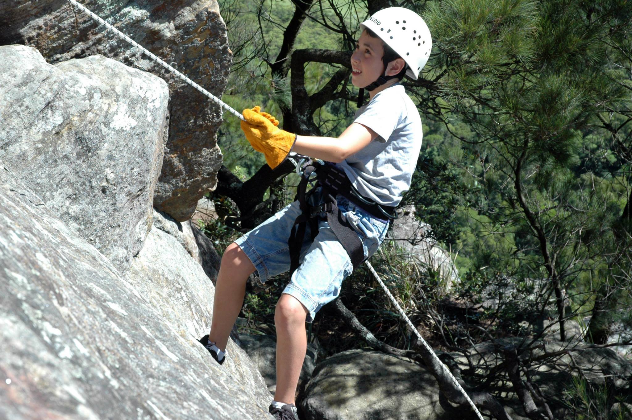 Liam Abseiling
