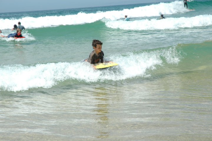 Liam surfing Narooma