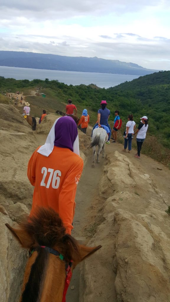 Riding an Ass on Taal Volcano