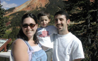 Jenifer, Michael & Nevan Doig in Ouray, Colorado