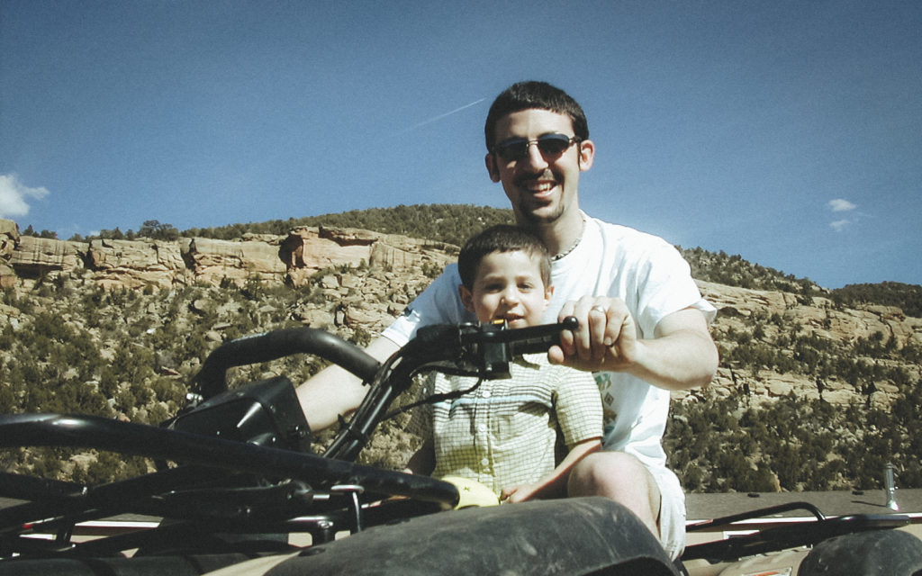 Michael & Nevan Doig four wheeling Colorado