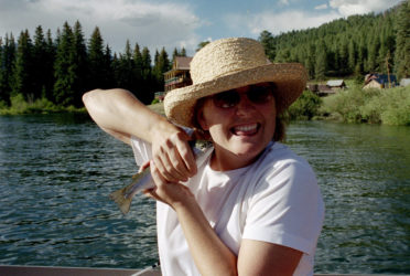 Jaimee Woolard Callies happy with her fish