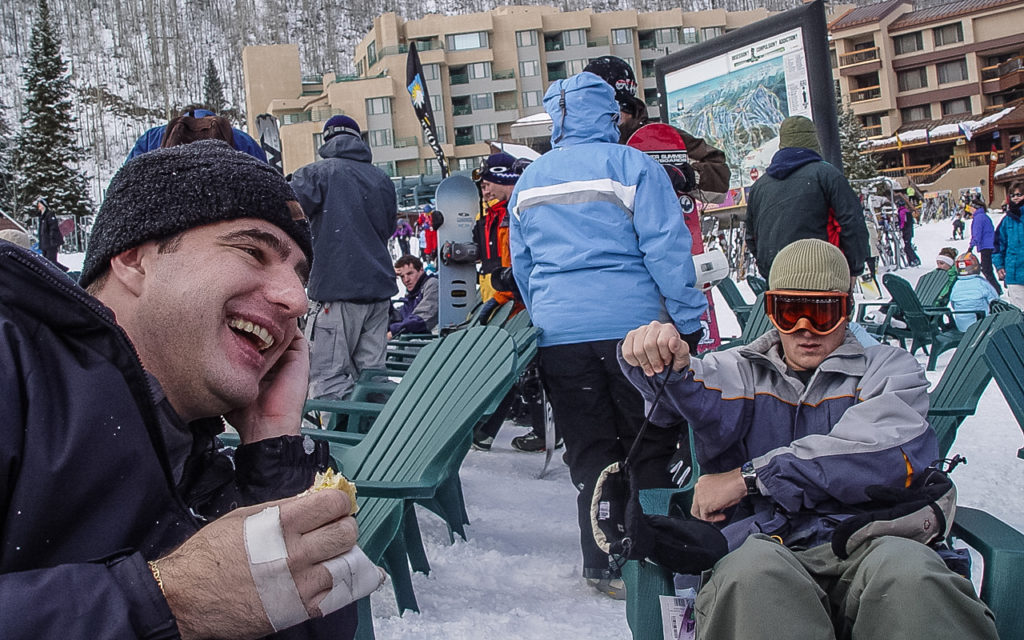 Having a laugh - Durango Mountain Resort, Colorado