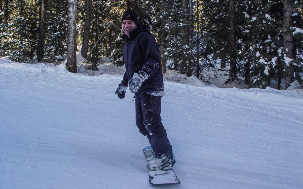 Boarding at Durango Mountain Resort, Colorado