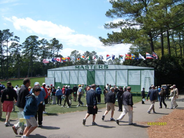 Michael Doig at the US Masters, 2009