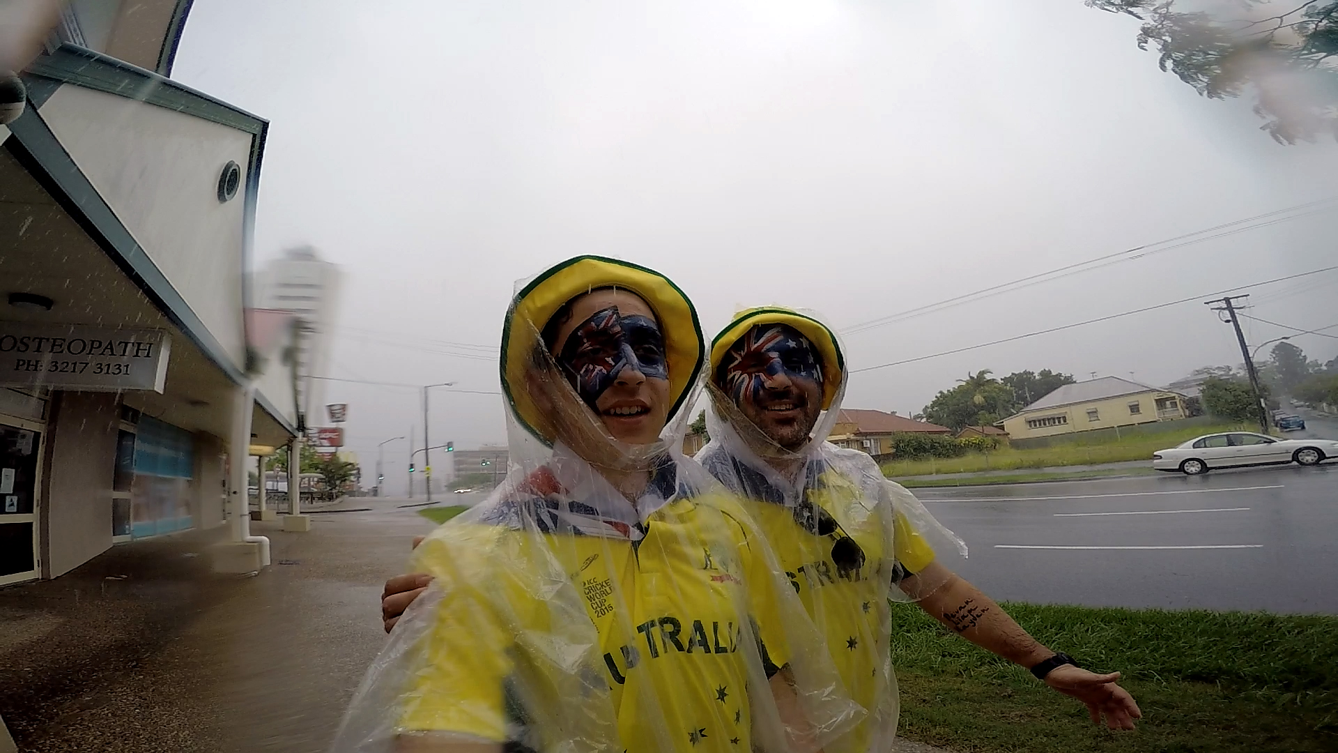 Raining in Brisbane