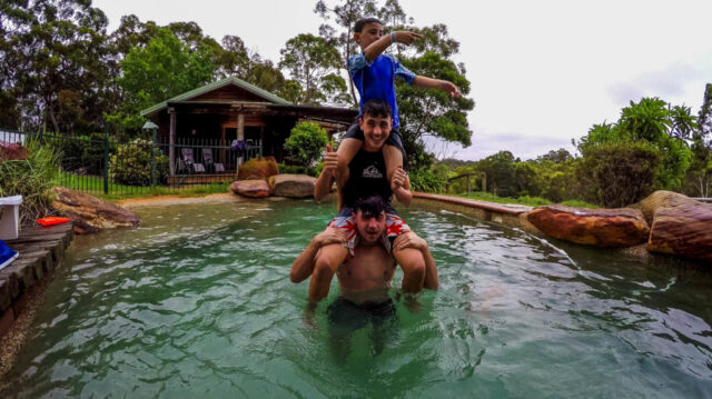 Nevan, Liam and Hayden Doig