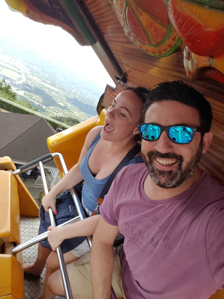 Michael Doig & Louise Connolly at Sky Ranch, Tagaytay in the Philippines