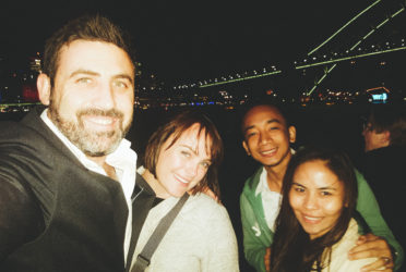 Michael Doig, Louise Connolly, Louie & Maitha Rosales - Vivid Cruise, Sydney