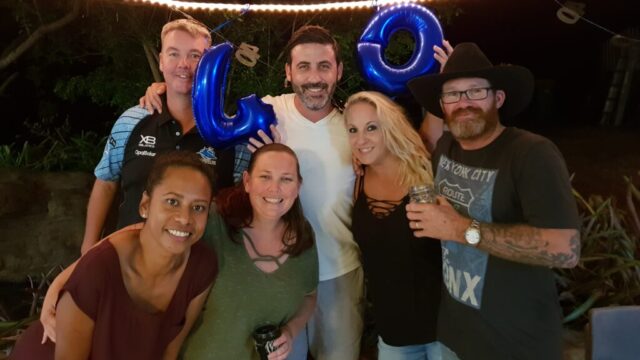 40th Birthday with my old school mates Michelle Wong, Vicki Watson, Michelle Devenish, Troy Watson and Glen Sheppard