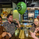 Michael Doig, Gill Bockman, Brett Daniels and Abigail Ricica at Nel, Sydney