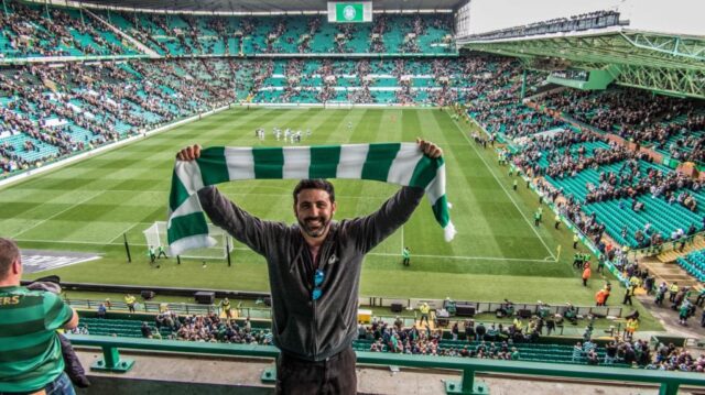 Michael Doig at Celtic Park