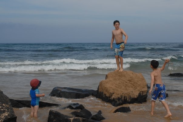 The boys - Beach day