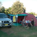 Our campsite at the Big 4 Shoalhaven Heads Village