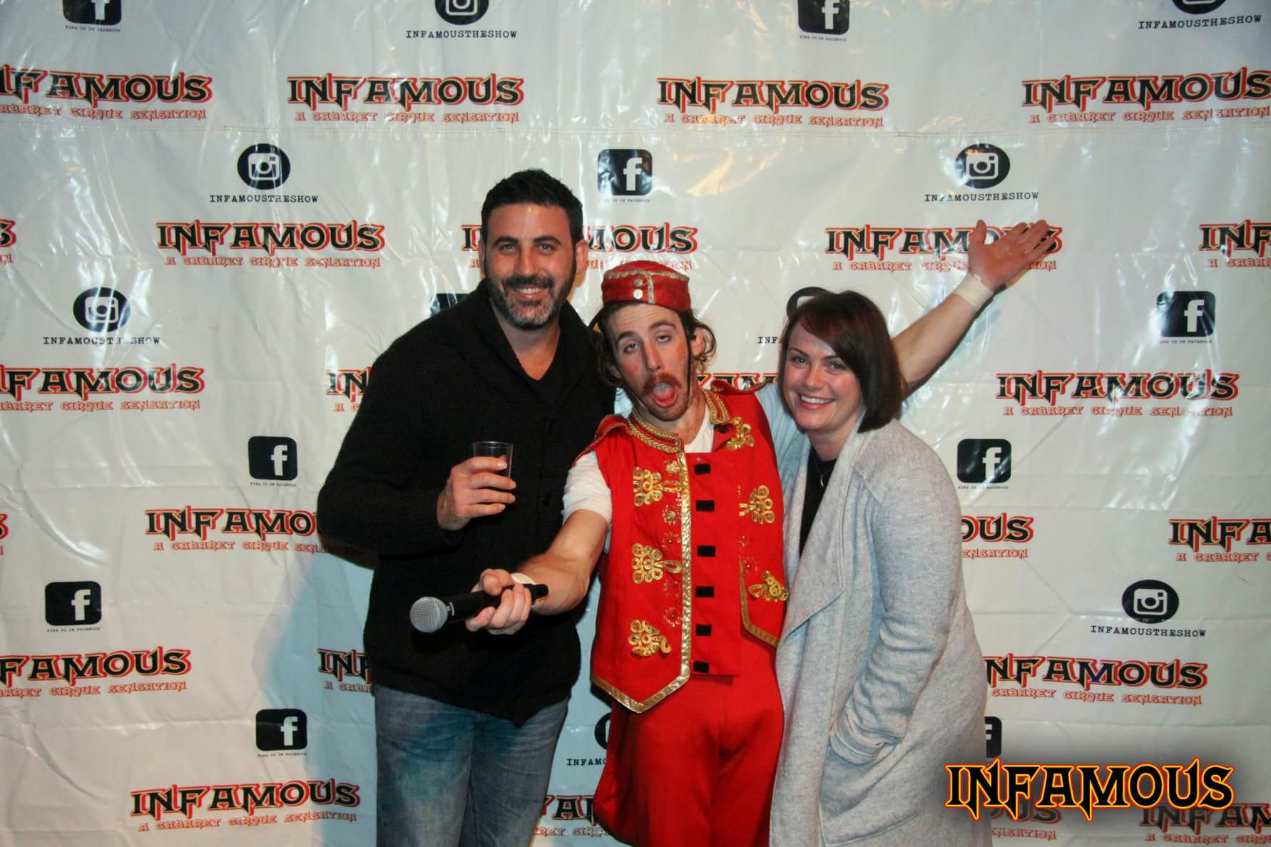 Michael Doig & Louise Connolly at Infamous Circus