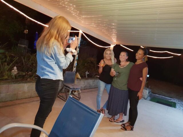 40th Birthday with my old school mates Michelle Wong, Vicki Watson, Michelle Devenish