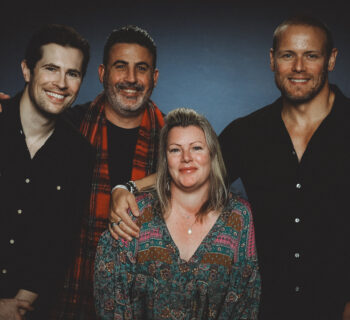 David Berry, Michael Doig, Gill Bockman & Sam Heughan at Supanova Comic Con, Sydney Australia 2025