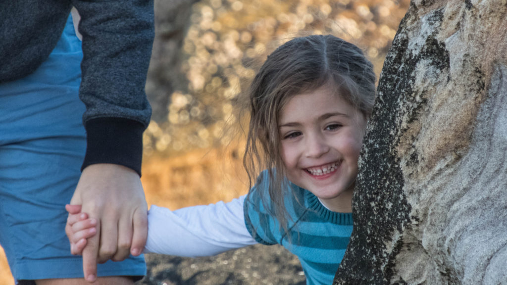Katherine with her brother in Maroubra
