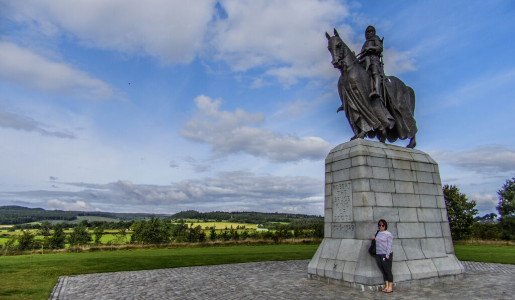 Louise Connolly in Bannockburn, Scotland