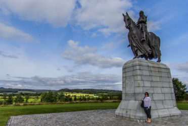 Louise Connolly in Bannockburn, Scotland