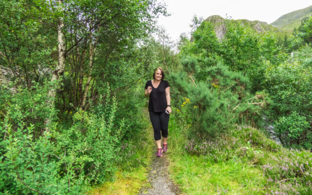Scottish Highlands hiking with Louise Connolly