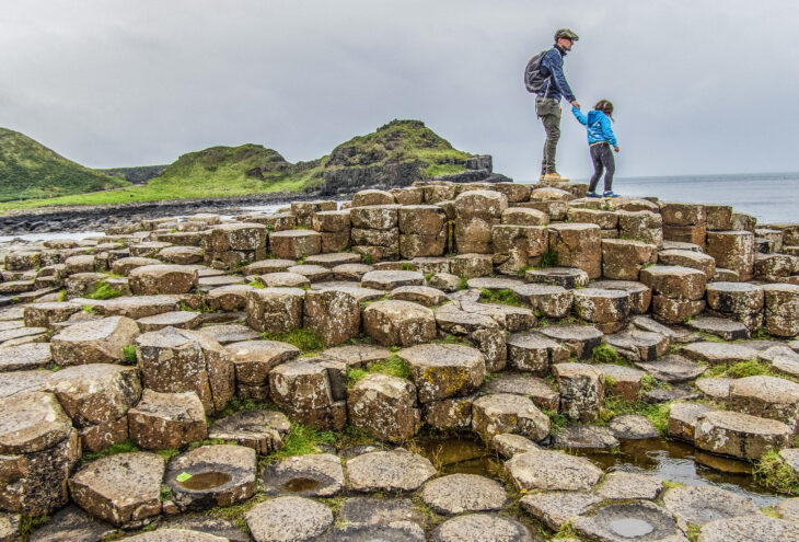 Visiting Giant's Causeway, Northern Ireland with Louise Connolly