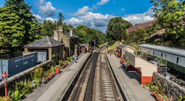 Goathland Railway Station - also known as Hogsmeade Station in Harry Potter