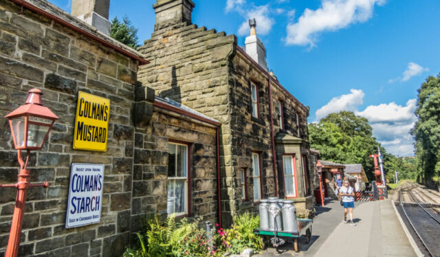 Goathland Railway Station - also known as Hogsmeade Station in Harry Potter