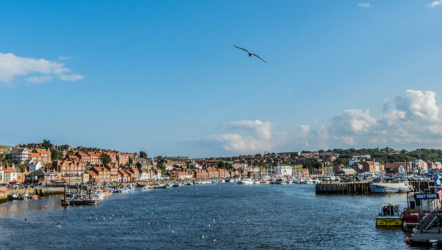 The beautiful seaside town of Whitby, home of Dracula and from which Captain Cook set out from