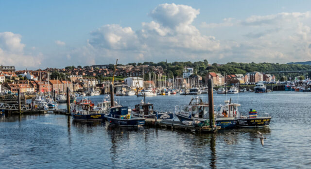 The beautiful seaside town of Whitby, home of Dracula and from which Captain Cook set out from