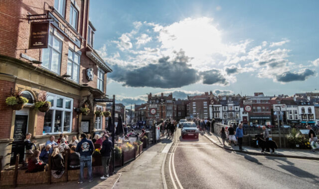 The beautiful seaside town of Whitby, home of Dracula and from which Captain Cook set out from