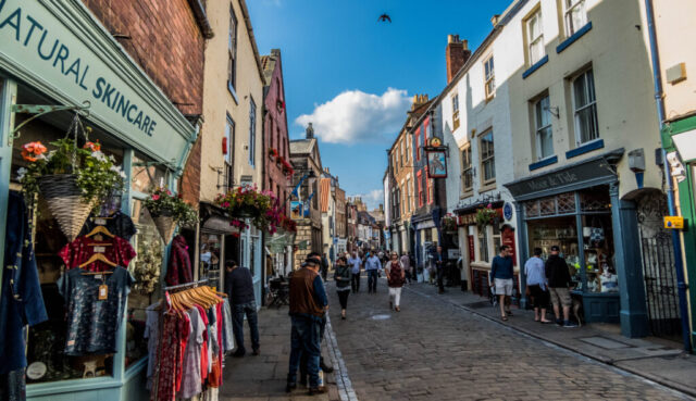 The beautiful seaside town of Whitby, home of Dracula and from which Captain Cook set out from