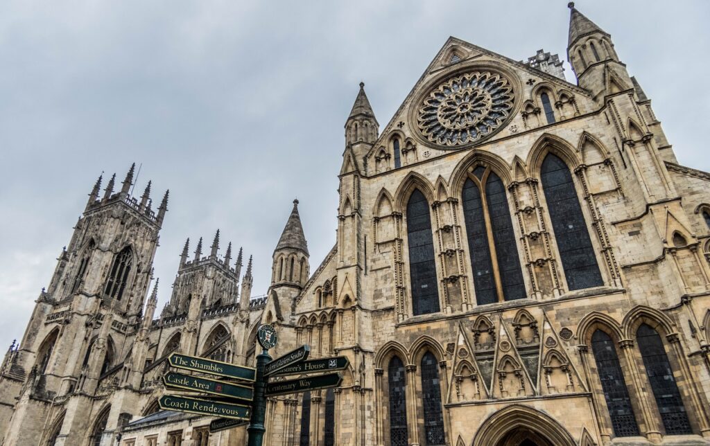York Minster, quietly dominating the city as it has done for centuries.