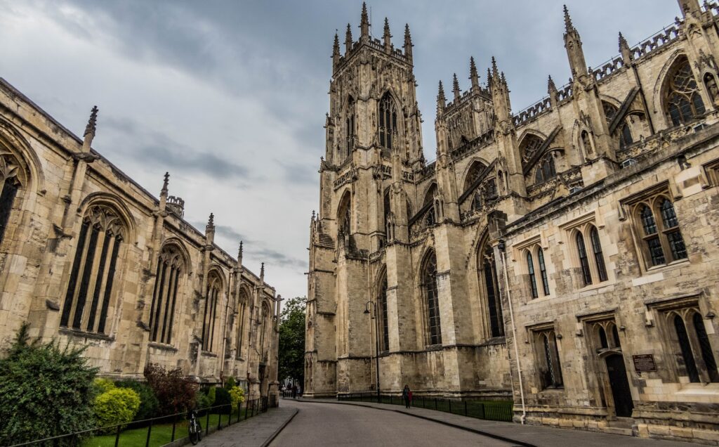 York Minster, quietly dominating the city as it has done for centuries.