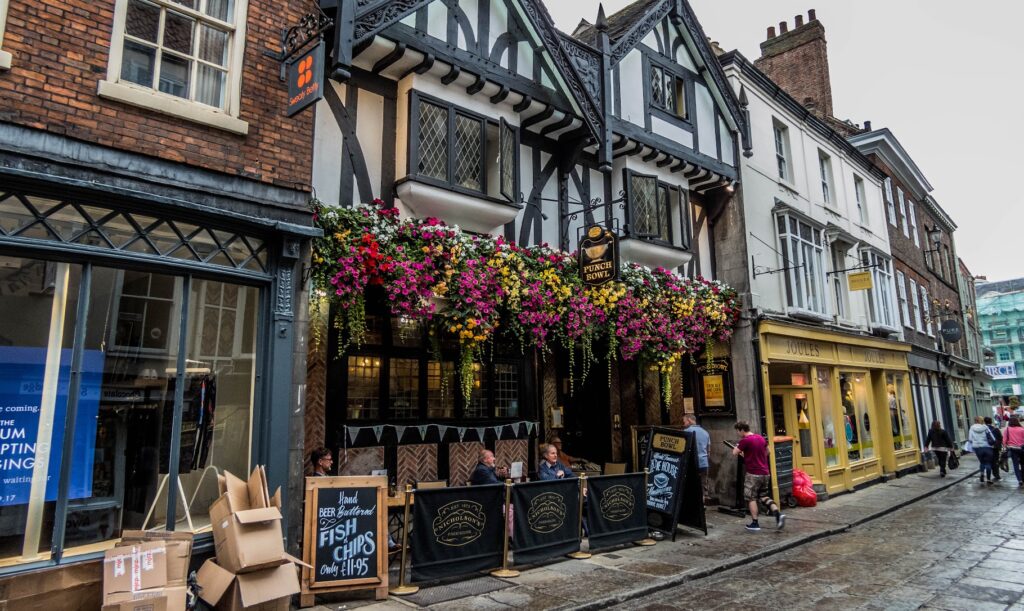 The Punch Bowl, one of those York pubs that feels like it has always been there.