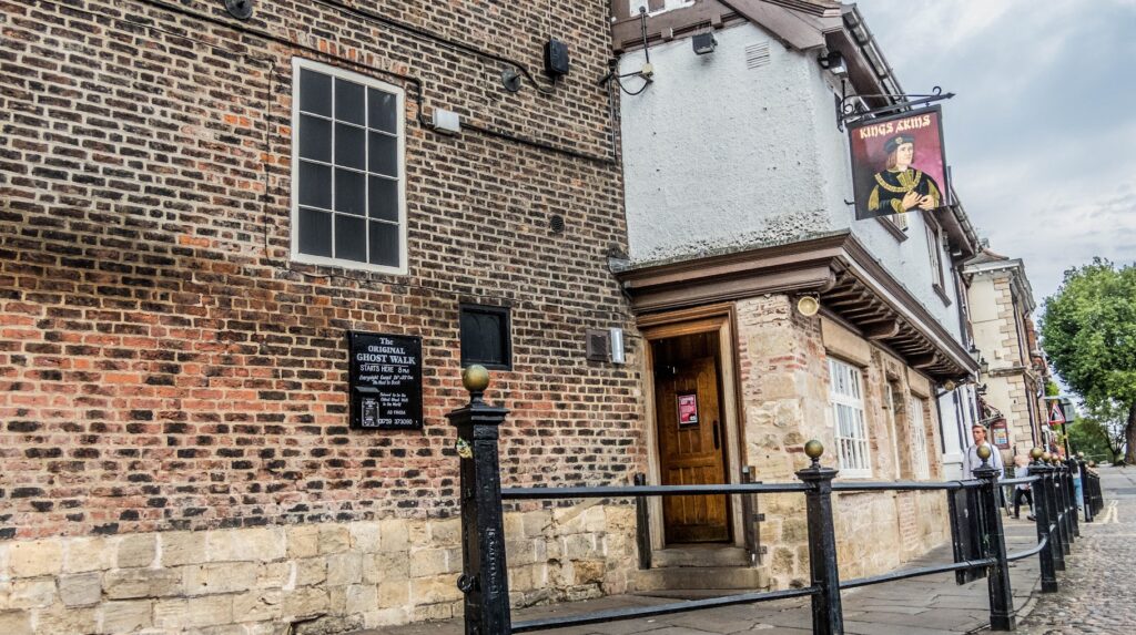 Outside the Kings Arms, one of the starting points for York’s famous ghost walks.