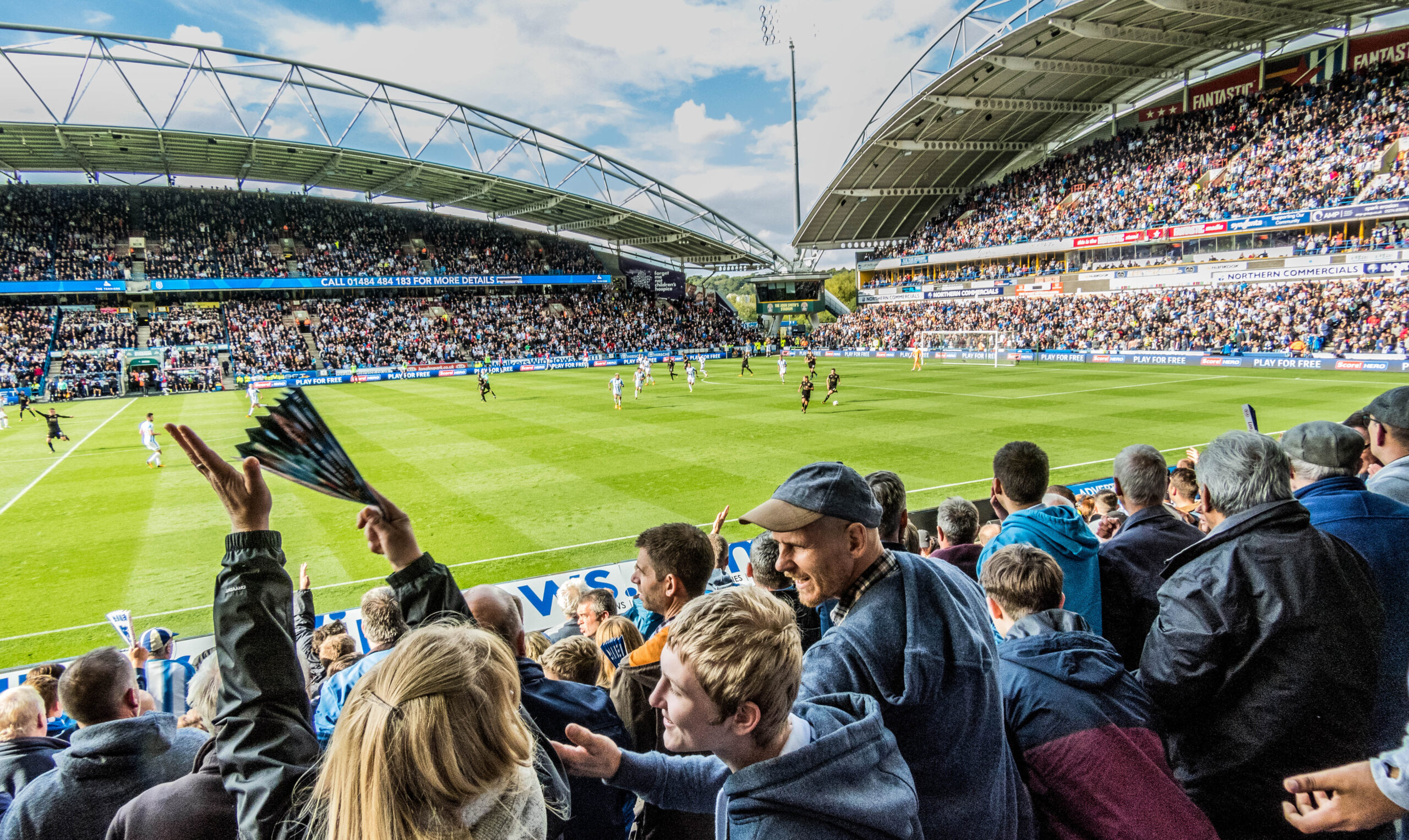 Huddersfield v Leicester at Kirklees Stadium