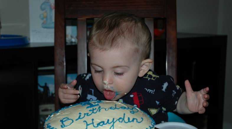 Hayden turns 1