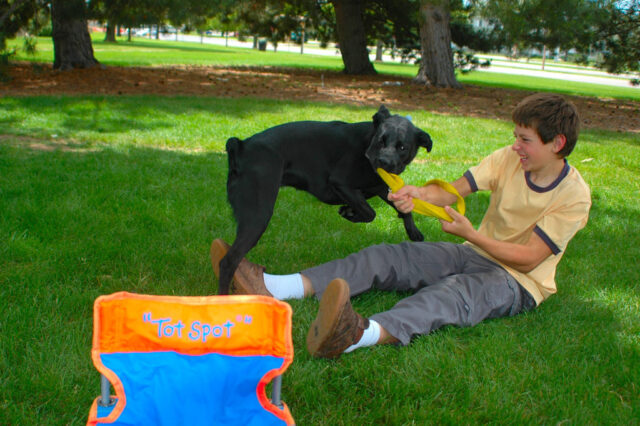 Shiloh Leader and Arwen at the cricket at CSU