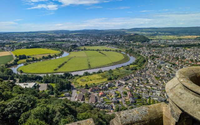 Battle of Stirling from Wallace Monument, Stirling
