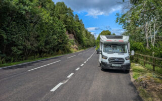 The A87 across the Scottish Highlands