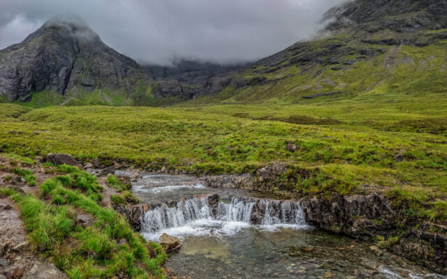 Another stunning little waterfall well up in the Fairy Pools, Isle of Skye