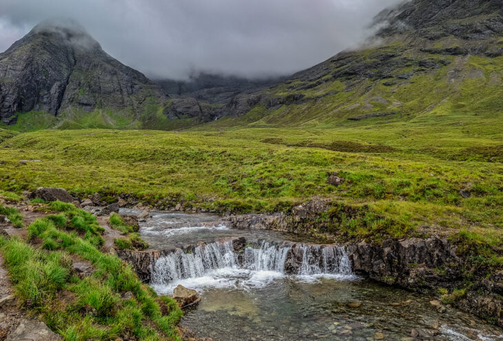 Another stunning little waterfall well up in the Fairy Pools, Isle of Skye