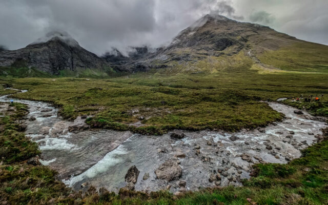 Allt Coir' a' Mhadaidh (the creek) of the Fairy Pools, Isle of Skye